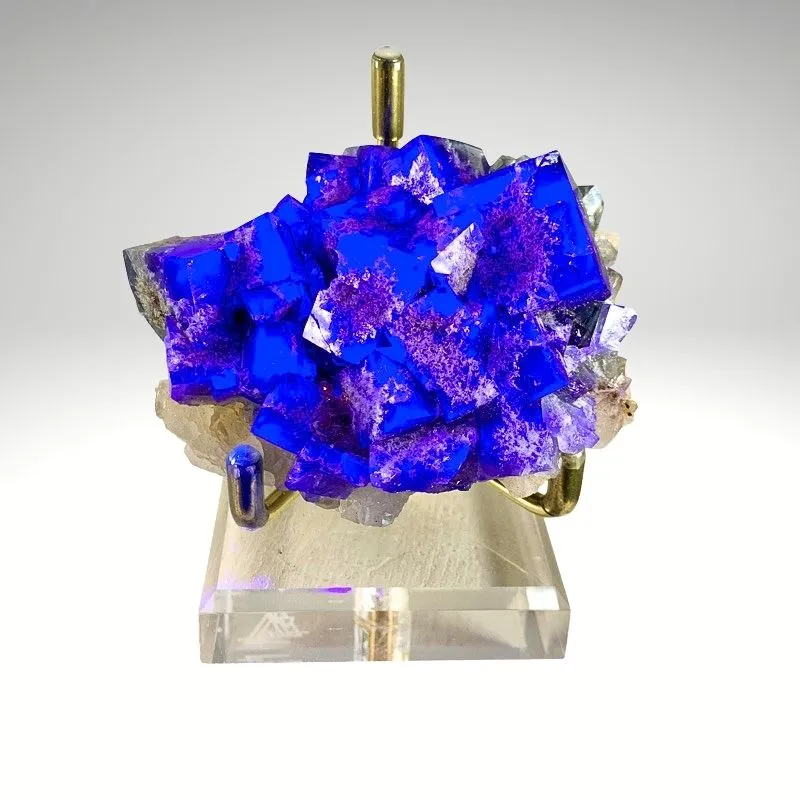 Fluorite from UK, England, County Durham, Rogerley Quarry, Diana Maria Mine, Milky Way Pocket - image 5