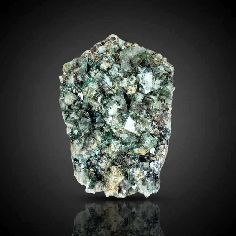 Fluorite from UK, England, County Durham, Rogerley Quarry, Diana Maria Mine, Milky Way Pocket image