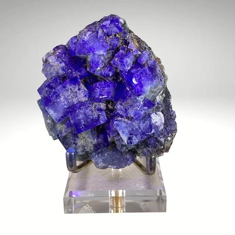 Fluorite from UK, England, County Durham, Rogerley Quarry, Diana Maria Mine, Milky Way Pocket - image 5