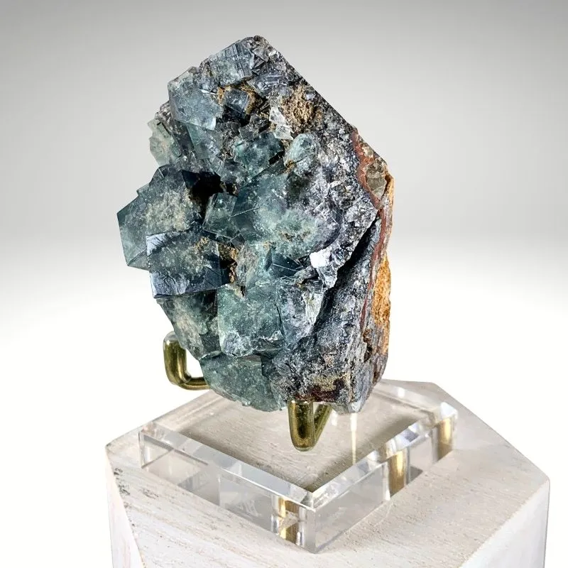 Fluorite from UK, England, County Durham, Rogerley Quarry, Diana Maria Mine, Milky Way Pocket - image 2