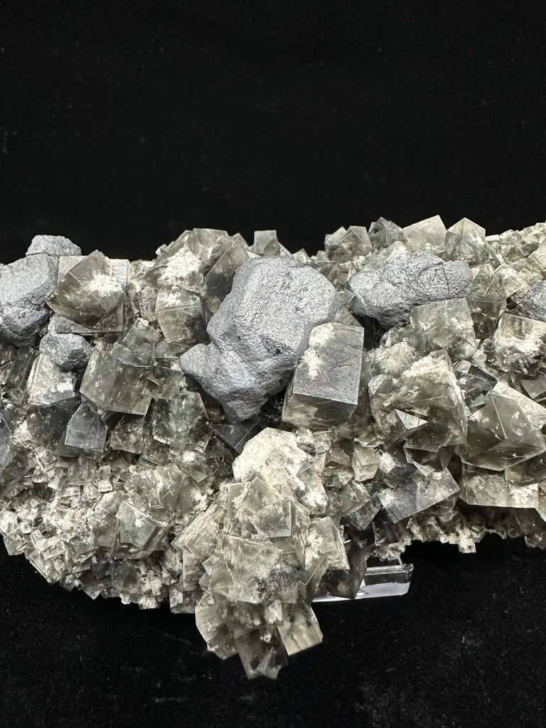 Fluorite from UK, England, County Durham, Rogerley Quarry, Diana Maria Mine, Smokey Rabbit pocket - image 3