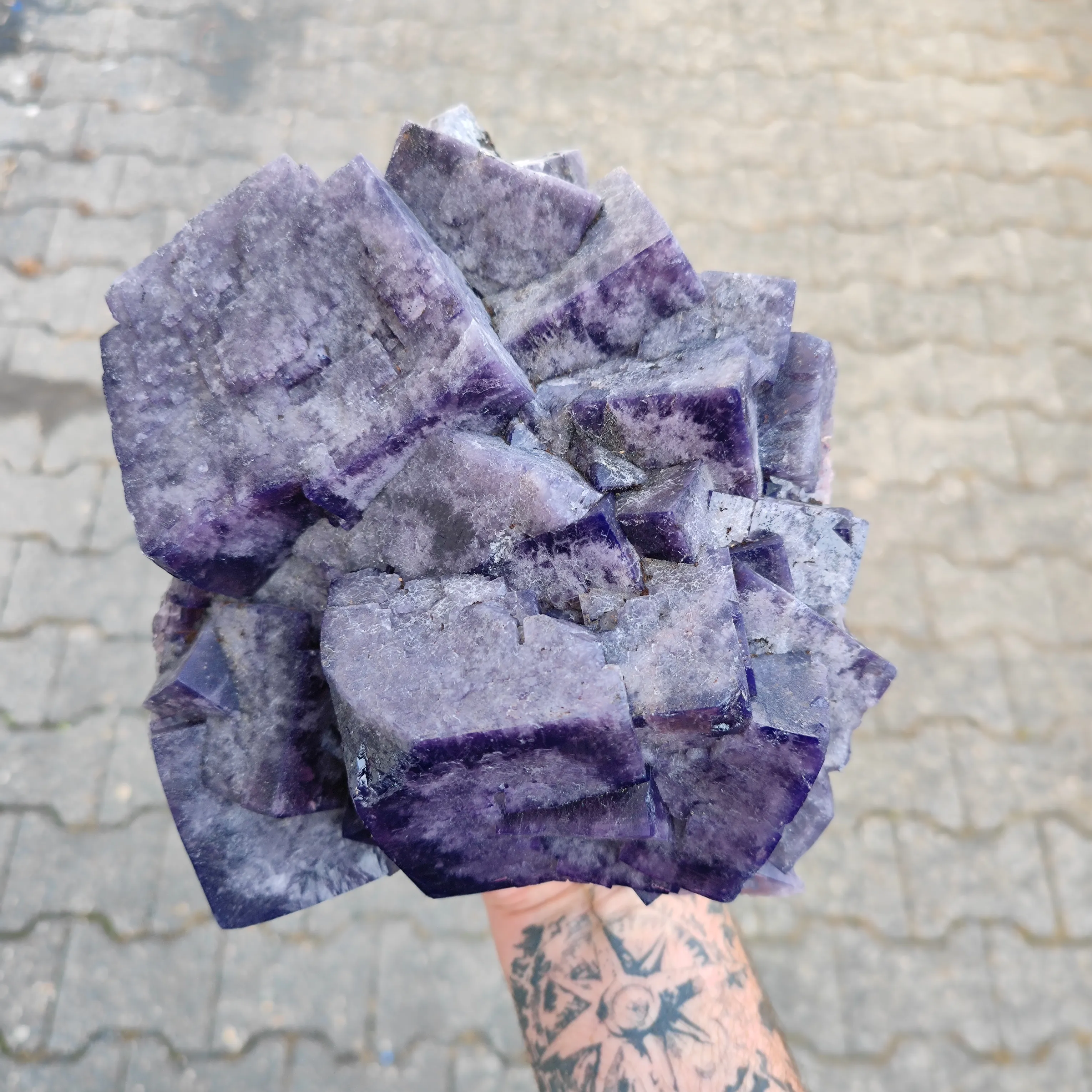 Fluorite from UK, England, The Weardale Giant Pocket - image 8