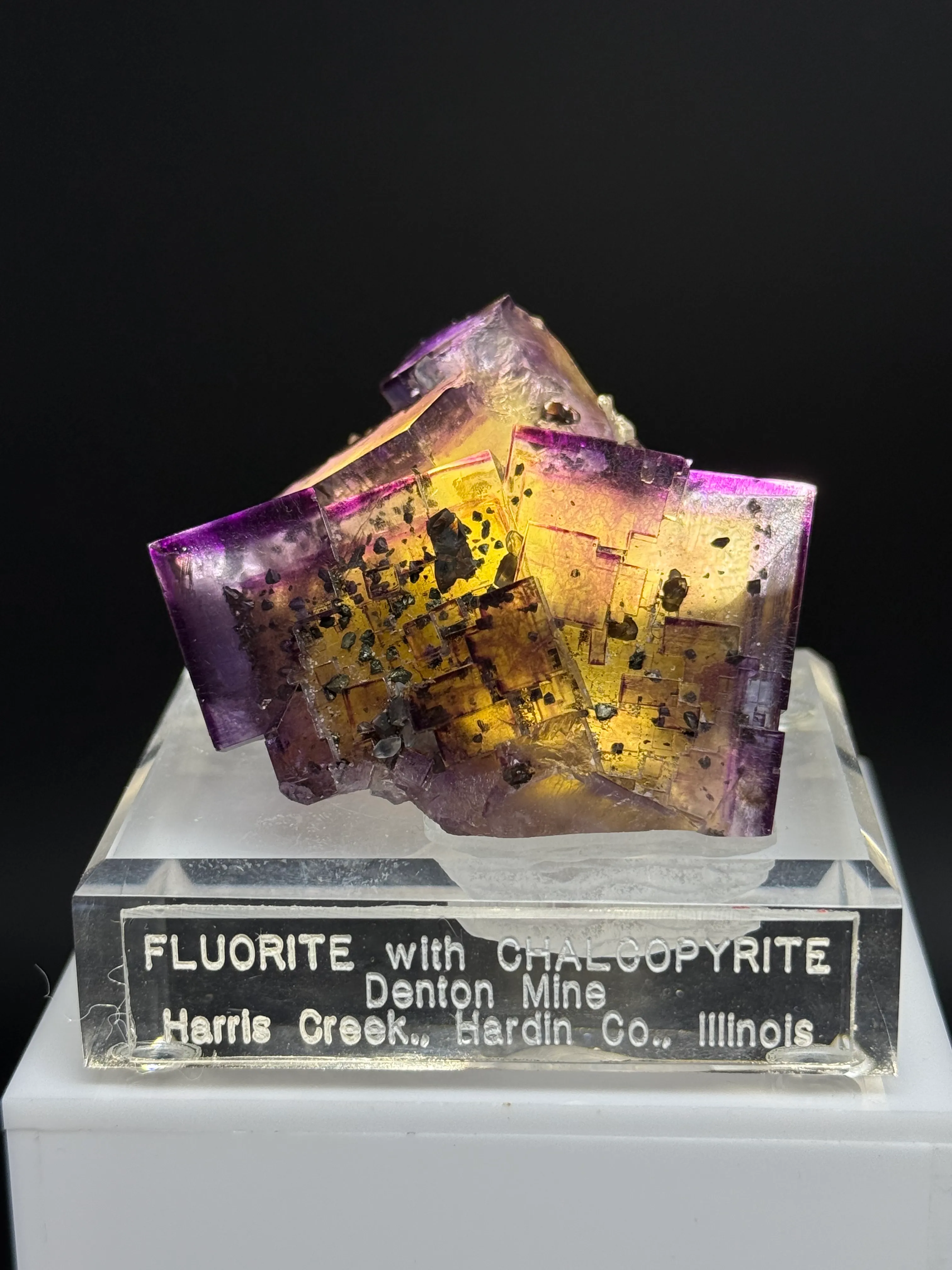 Fluorite from USA, Illinois, Hardin County - image 1