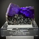 Fluorite from USA, Illinois, Hardin County - image 2
