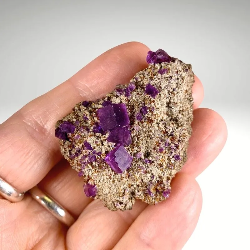 Fluorite from USA, Illinois, Hardin County, Cave-in-Rock Mining Sub-District