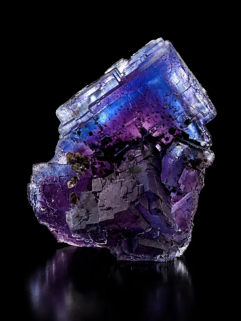Fluorite from USA, Illinois, Hardin County, Cave-in-Rock Mining Sub-District image