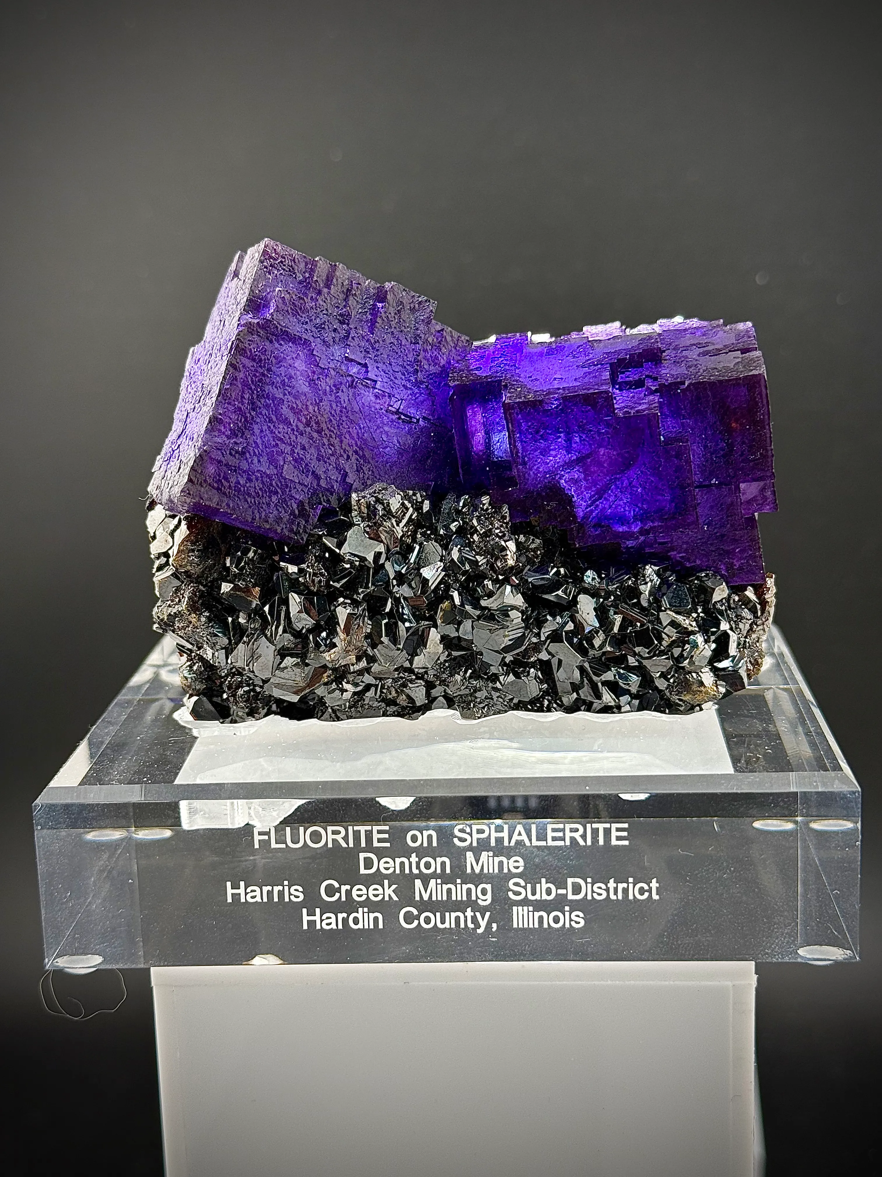Fluorite from USA, Illinois, Hardin County - image 1