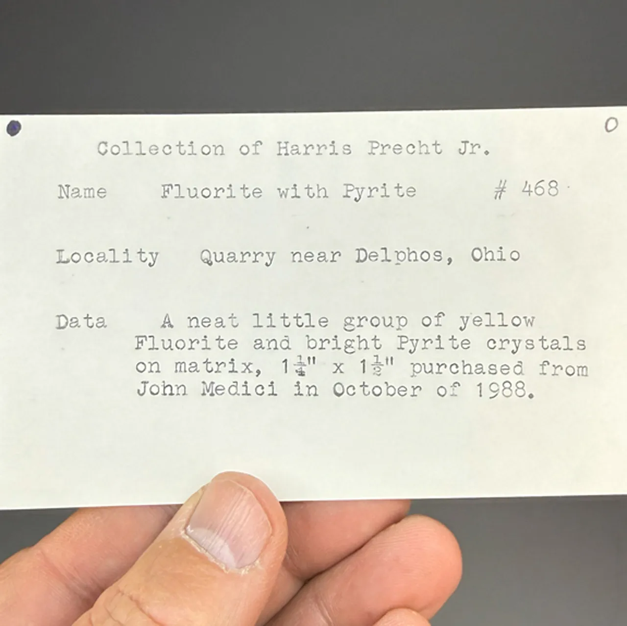 Fluorite from USA, Ohio, Delphos, Suever Stone Co. quarry - image 3