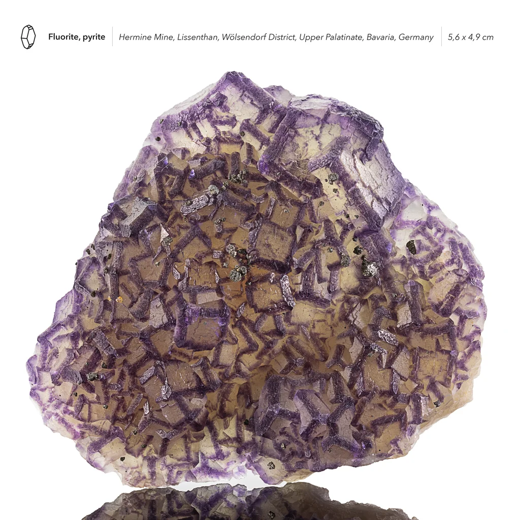 Fluorite from Wölsendorf, Bavaria, Germany image