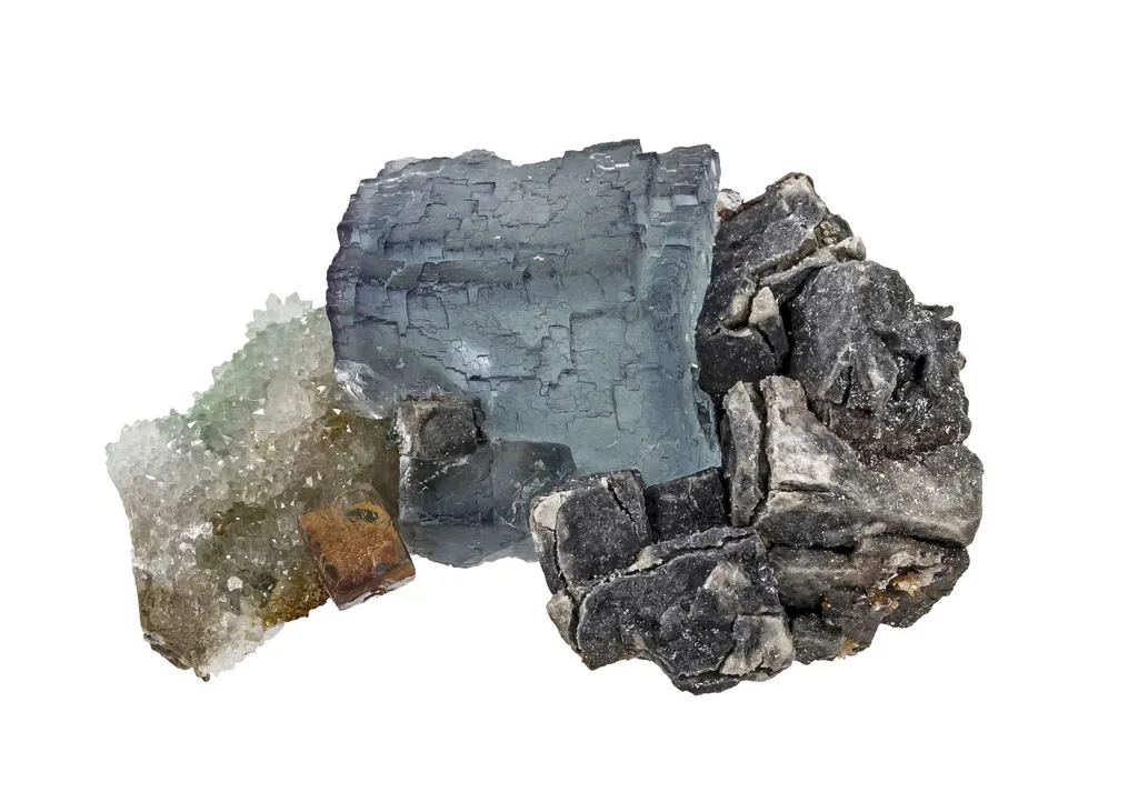 Fluorite, Galena image