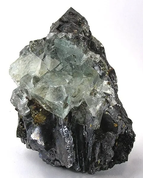 Fluorite, Galena, Chalcopyrite, Sphalerite image