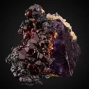 Fluorite, Garnet v. Spessartine, Manganite - image 2
