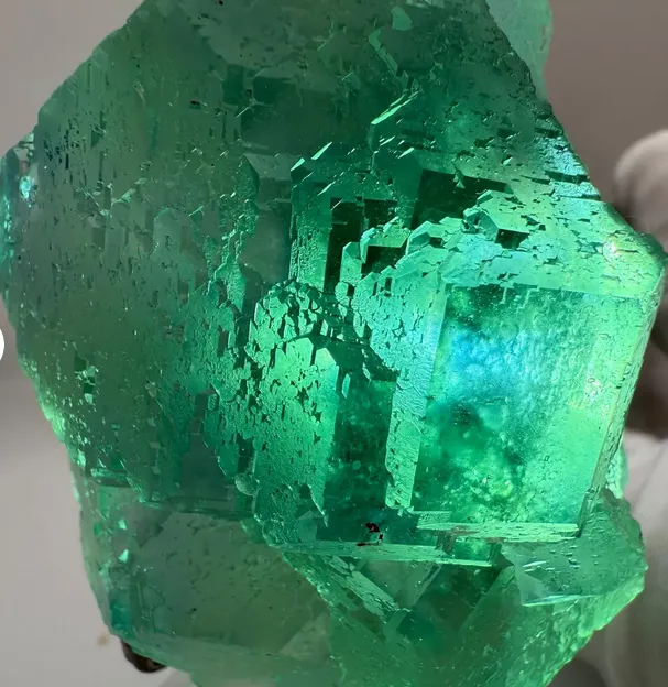 Fluorite, gemmy, green - image 4