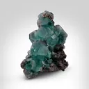 Fluorite, Geocronite, Pyrite from Peru, Pasco, Pasco Province, Cerro de Pasco, Atacocha mining distr - image 1