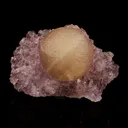 Fluorite Huge Ball on Amethyst Very Rare Natural Mineral Specimen - image 1