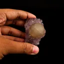 Fluorite Huge Ball on Amethyst Very Rare Natural Mineral Specimen - image 4