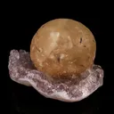 Fluorite Huge Ball on Amethyst Very Rare Natural Mineral Specimen - image 2