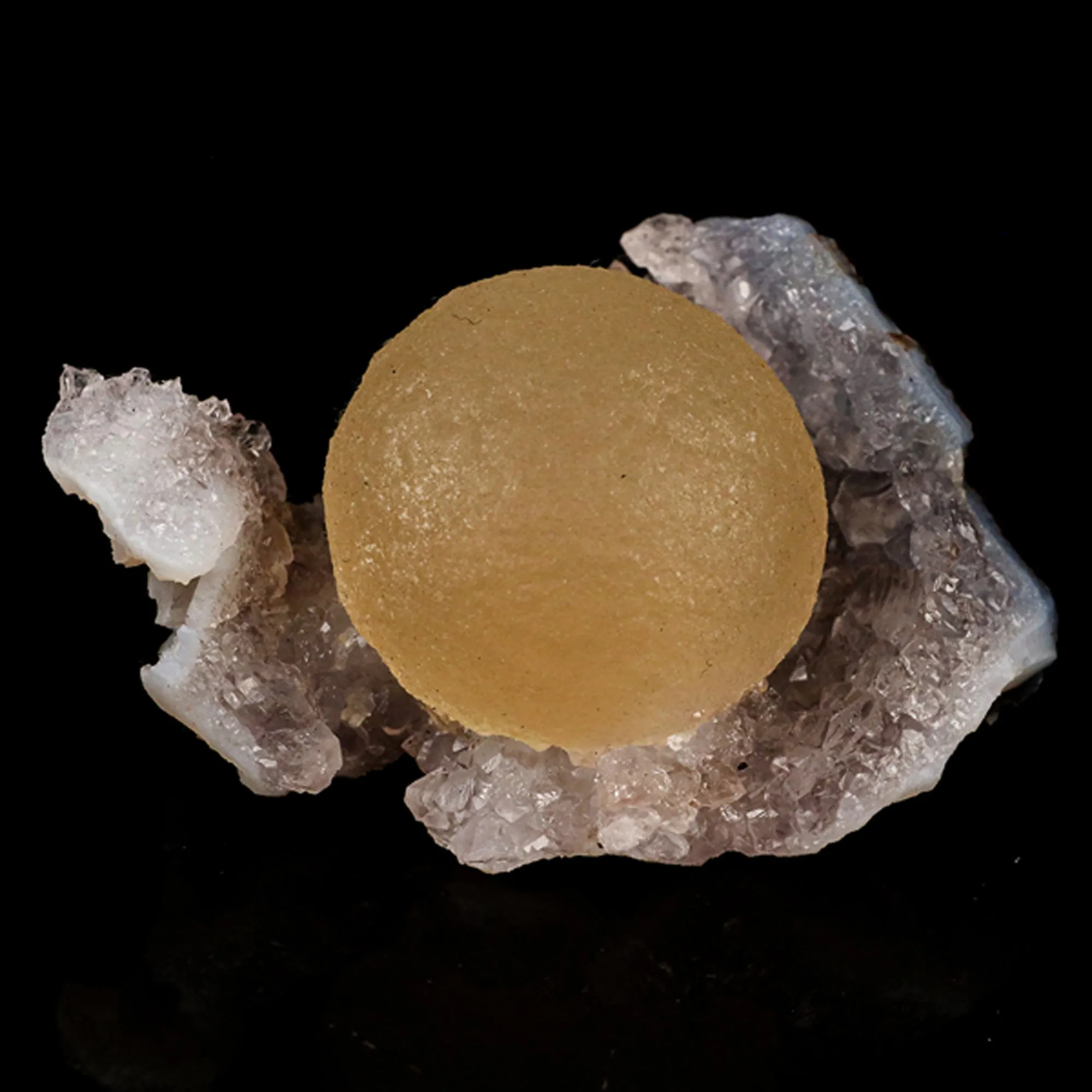 Fluorite Huge Ball on Amethyst Very Rare Natural Mineral Specimen - image 4