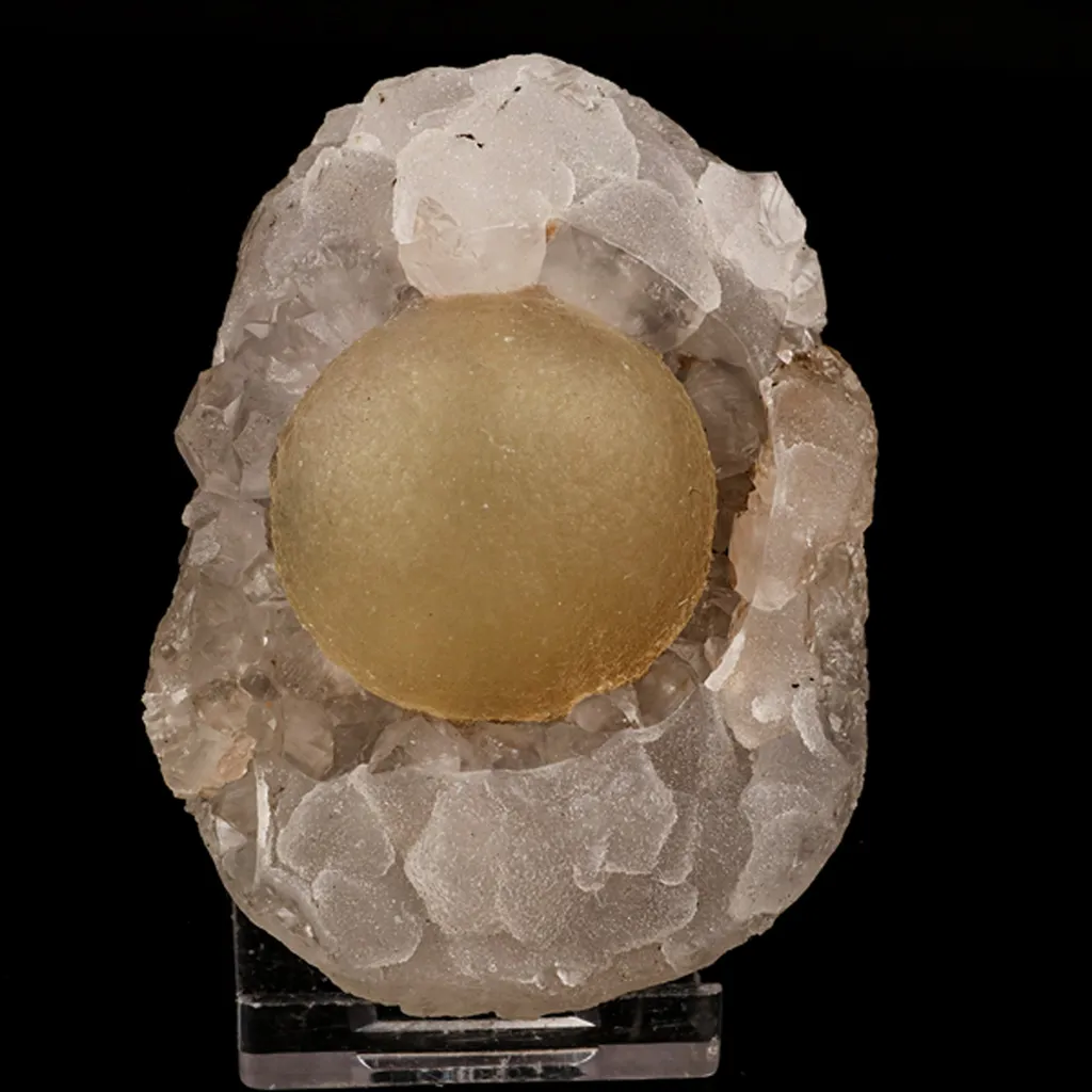 Fluorite Huge balls on MM Quartz Natural Mineral Specimen image