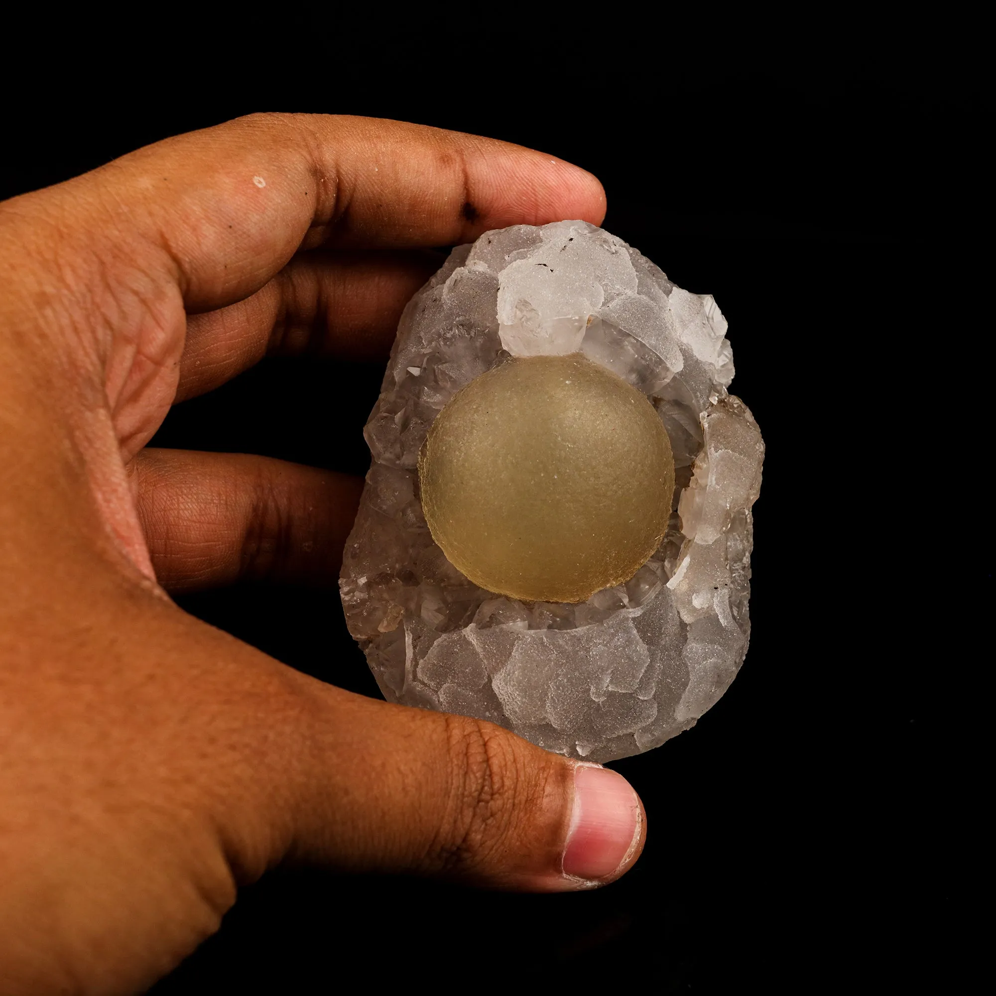 Fluorite Huge balls on MM Quartz Natural Mineral Specimen - image 4