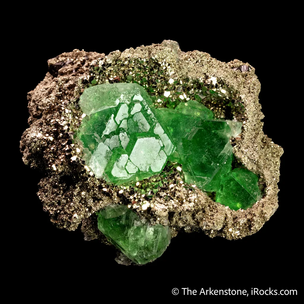 Fluorite in Pyrite (Pocket) - image 4