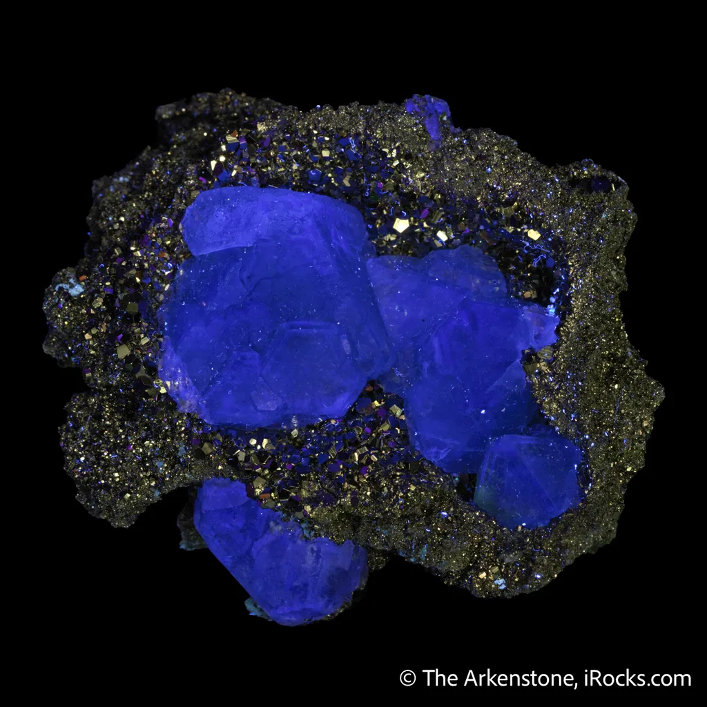 Fluorite in Pyrite (Pocket) - image 5