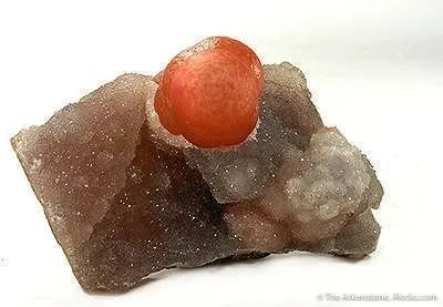 Fluorite Included By Hematite image