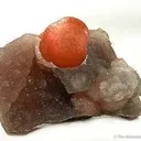 Fluorite Included By Hematite - image 1