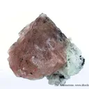 Fluorite Included By Schorl, on Albite - image 7