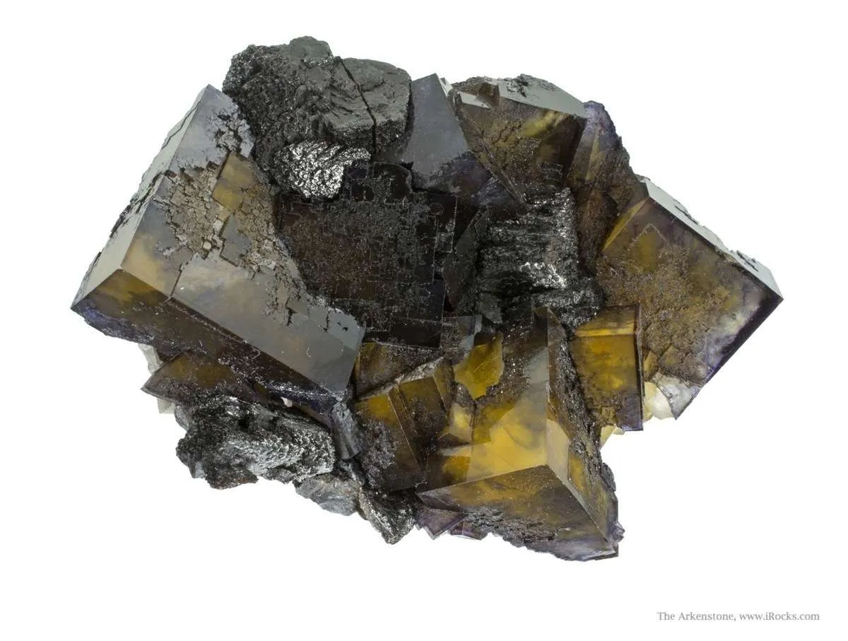 Fluorite Intergrown With Sphalerite - image 2