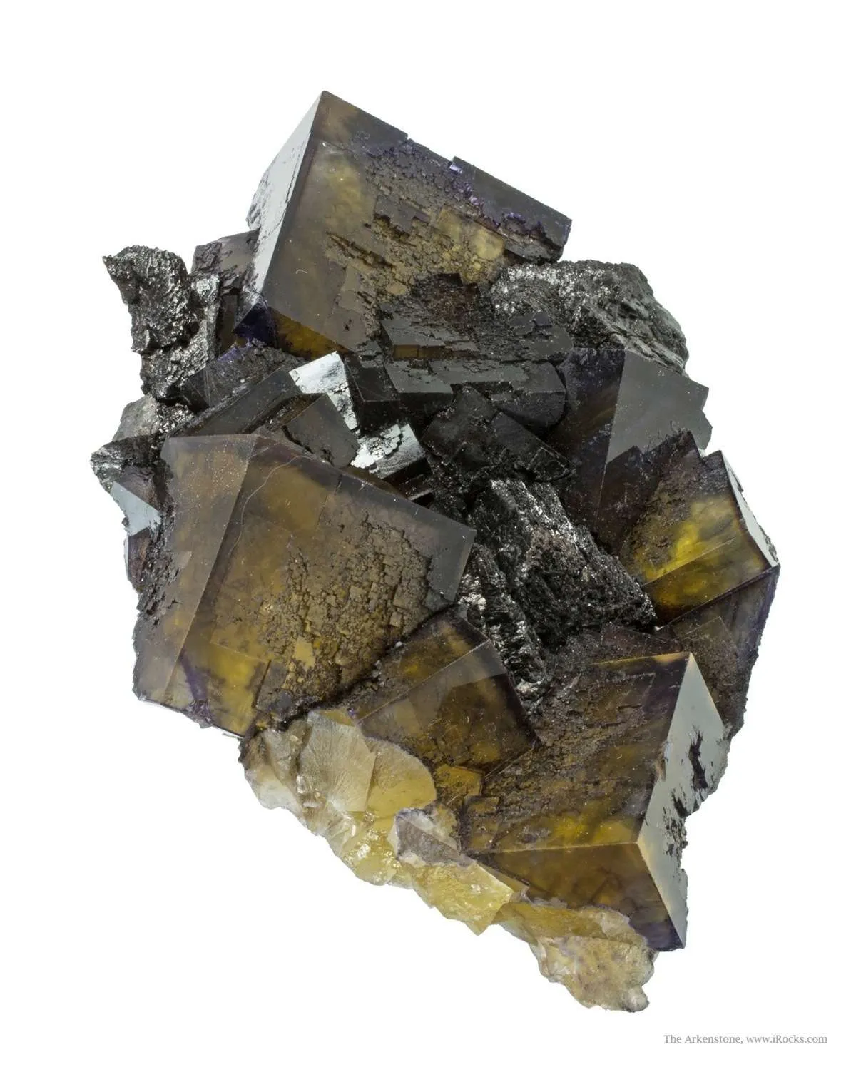 Fluorite Intergrown With Sphalerite - image 3