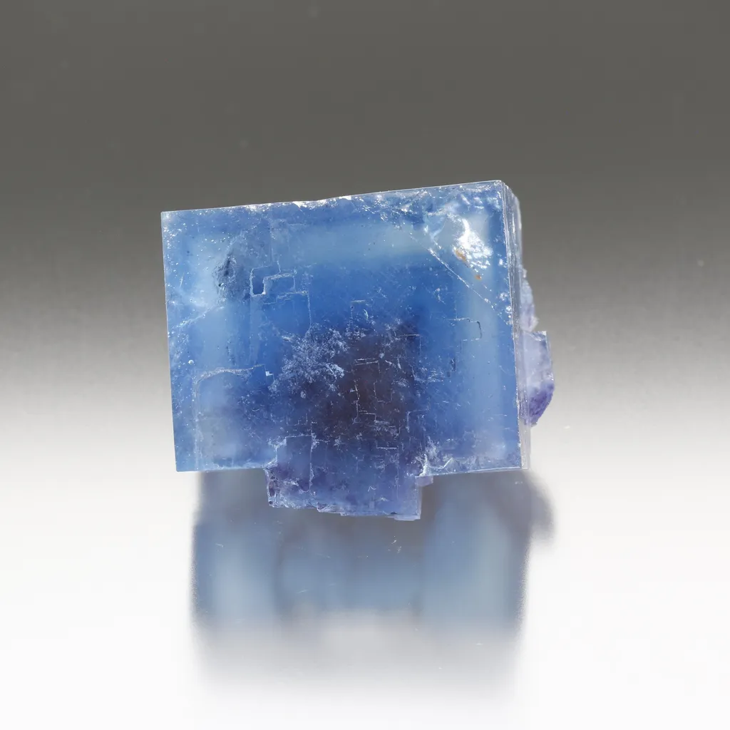 Fluorite, La Barre Mine, Riom, Puy-de-Dome, Auvergne-Rhone-Alpes, France - image 8