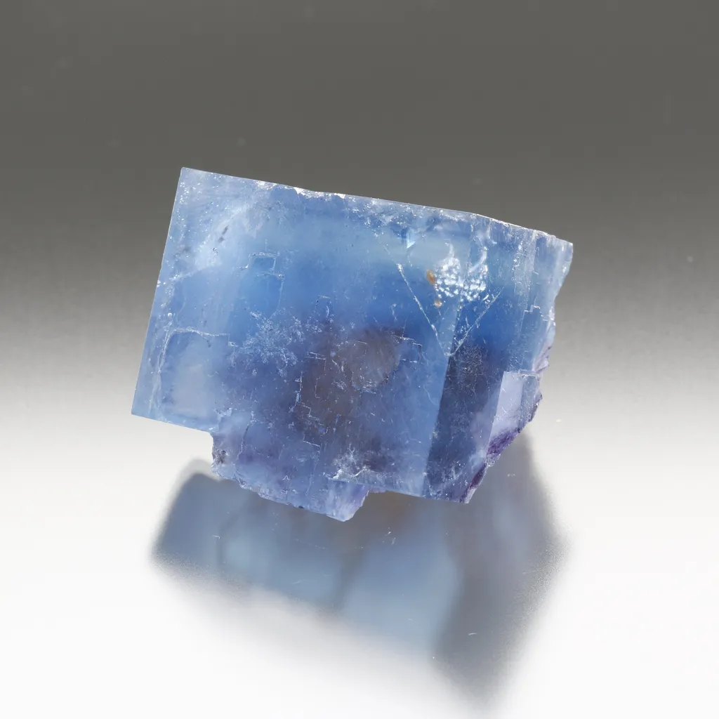 Fluorite, La Barre Mine, Riom, Puy-de-Dome, Auvergne-Rhone-Alpes, France - image 3