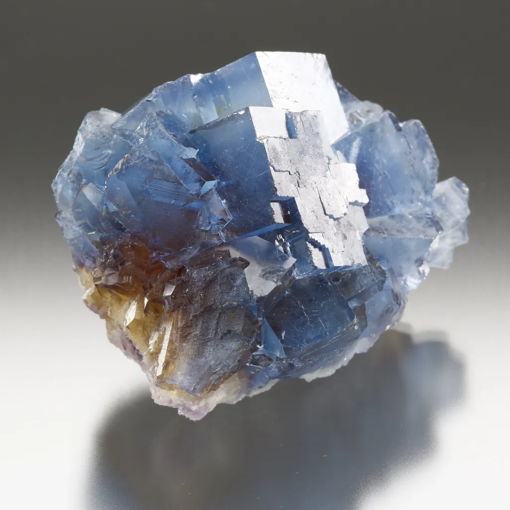 Fluorite, La Barre Mine, Riom, Puy-de-Dome, Auvergne-Rhone-Alpes, France - image 5