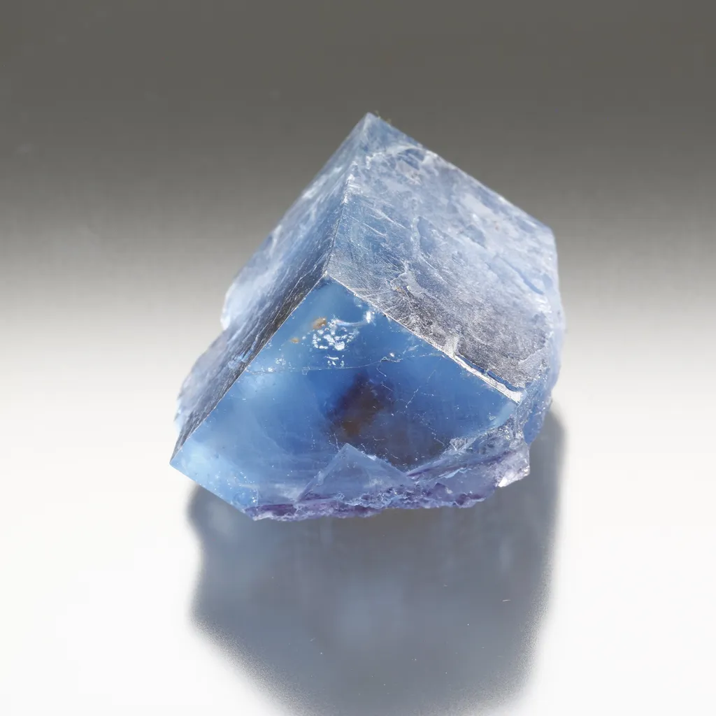 Fluorite, La Barre Mine, Riom, Puy-de-Dome, Auvergne-Rhone-Alpes, France - image 2
