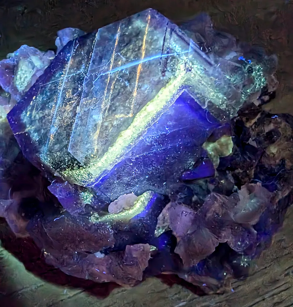 Fluorite, likely attributed to Cave-in-Rock, IL, USA - image 4