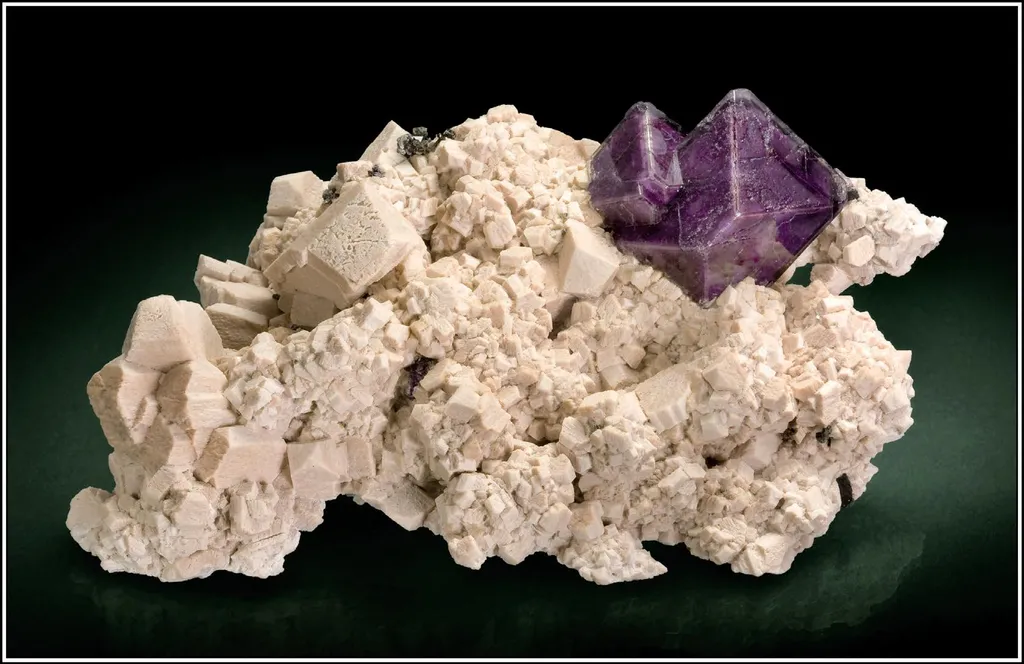 Fluorite, Microcline image