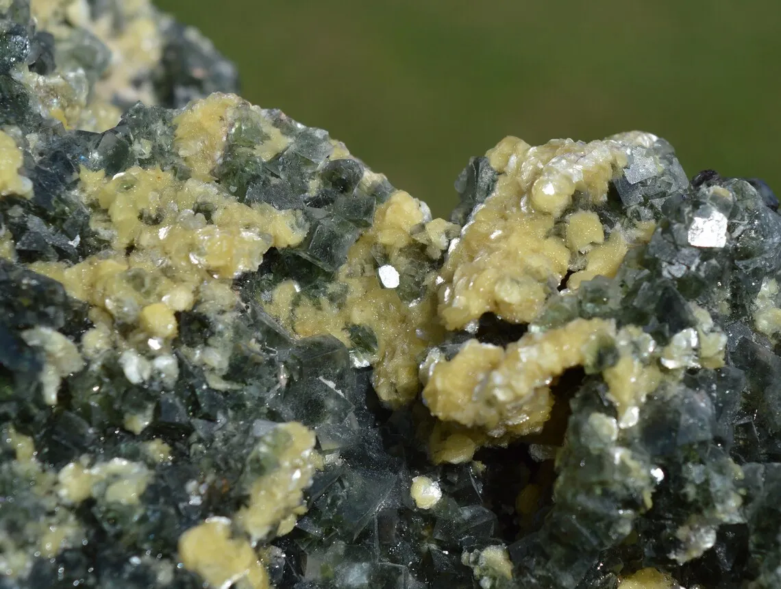Fluorite & Muscovite 2220 grams - Okorusu Mine, Otjozondjupa Region, Namibia - Fluorescent - image 5