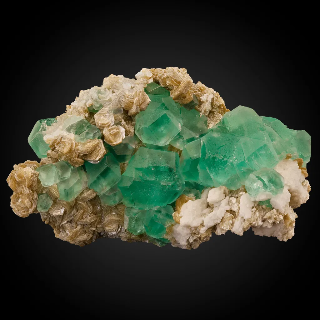 Fluorite, Muscovite image
