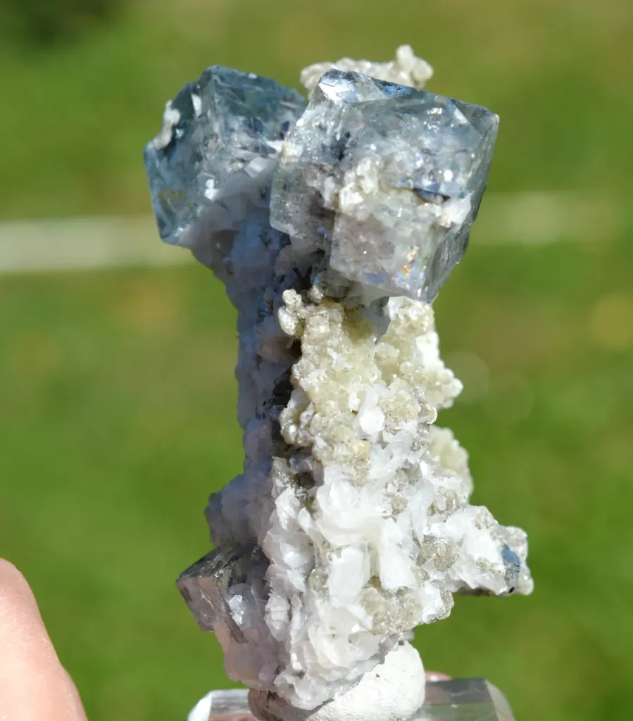 Fluorite & Muscovite Barite 139 grams - Yaogangxian Mine, Yizhang Co., Chenzhou, Hunan, China - image 9