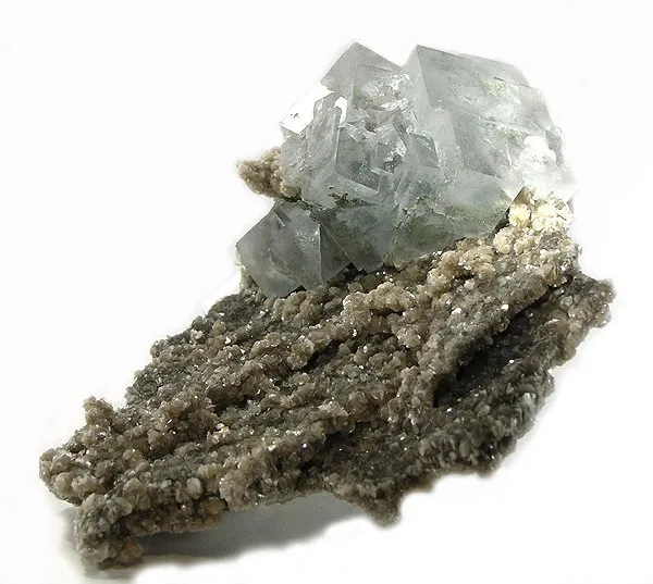 Fluorite, Muscovite image
