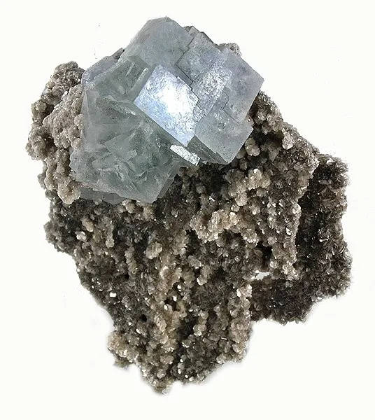 Fluorite, Muscovite - image 1
