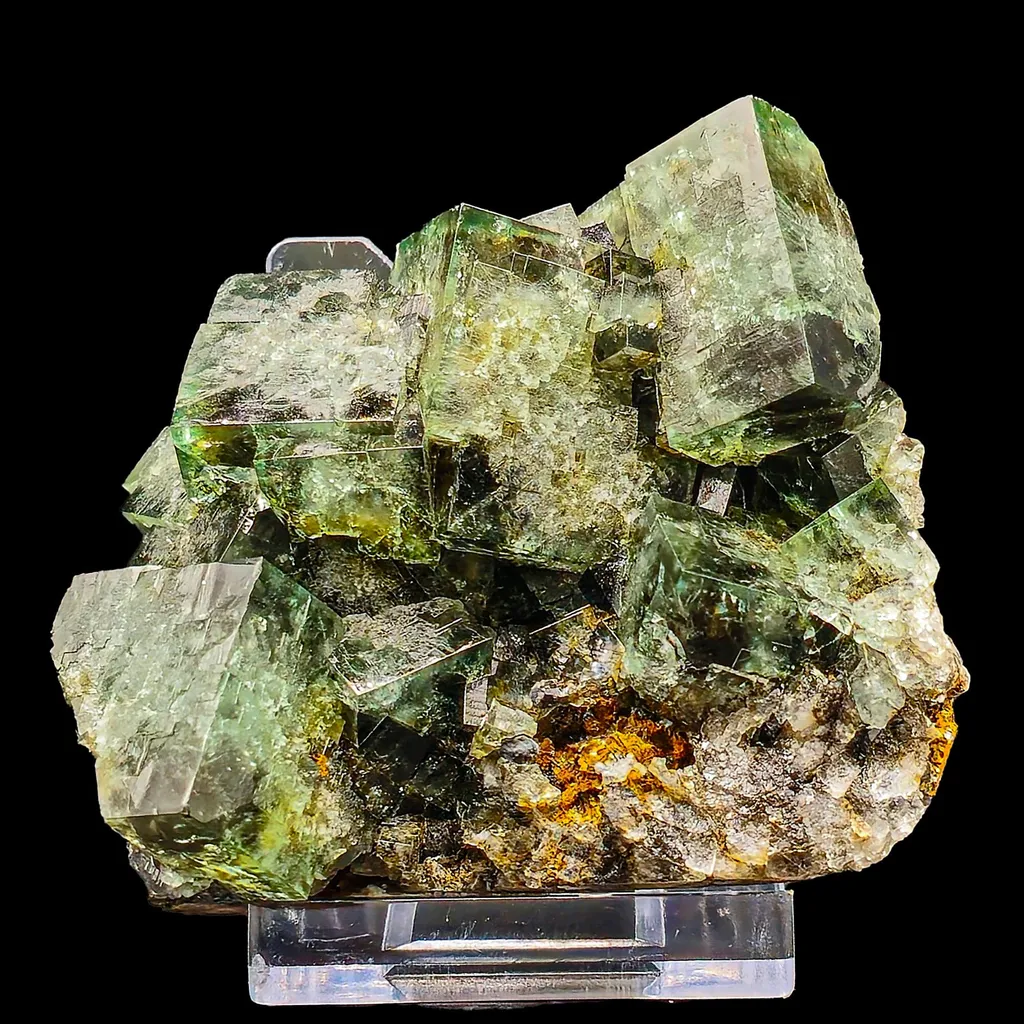 Fluorite Natural Mineral Specimen. image
