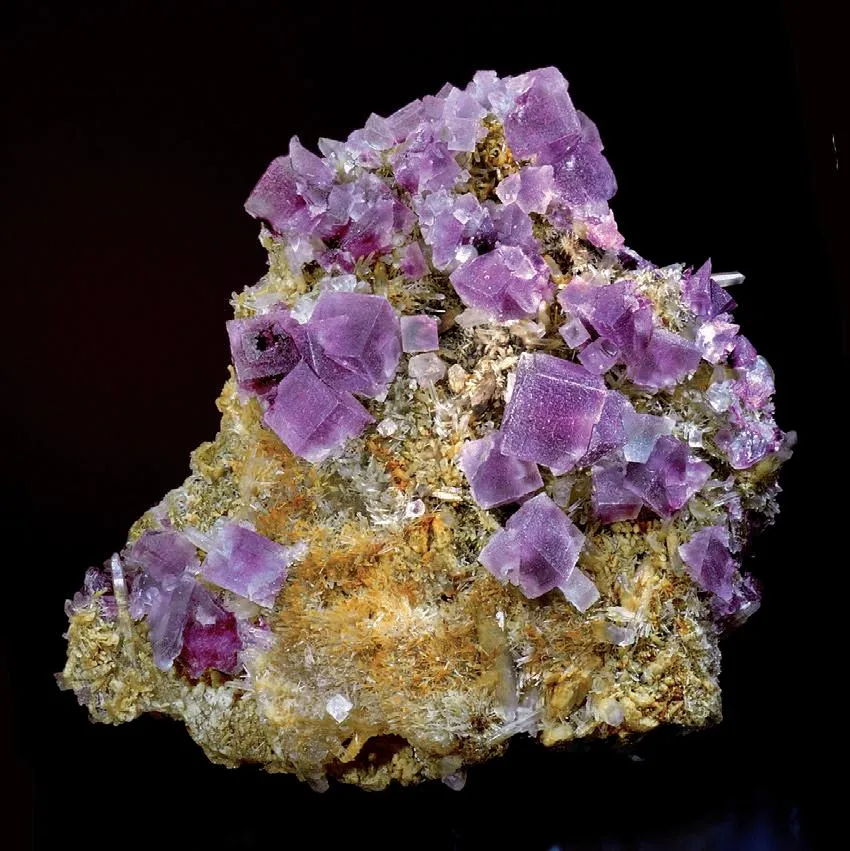 Fluorite, needle Quartz image