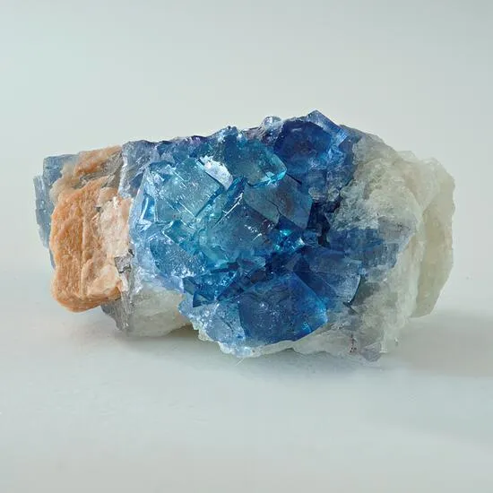 Fluorite - Nowaja Shaft, Schottenberg, Frohnau, Annaberg-Buchholz, Erzgebirge, Saxony, Germany - image 3