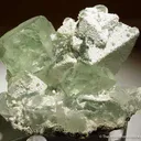Fluorite (Octahedral) on Fluorite (Cubic) - image 1