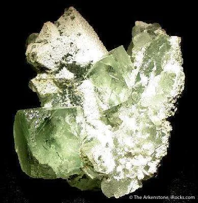 Fluorite (Octahedral) on Fluorite (Cubic) - image 3