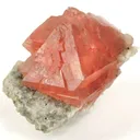 Fluorite on Adularia - image 1