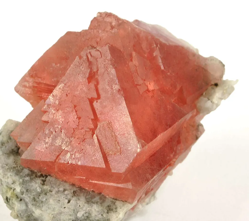Fluorite on Adularia - image 3