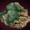 Fluorite on Albite - image 1